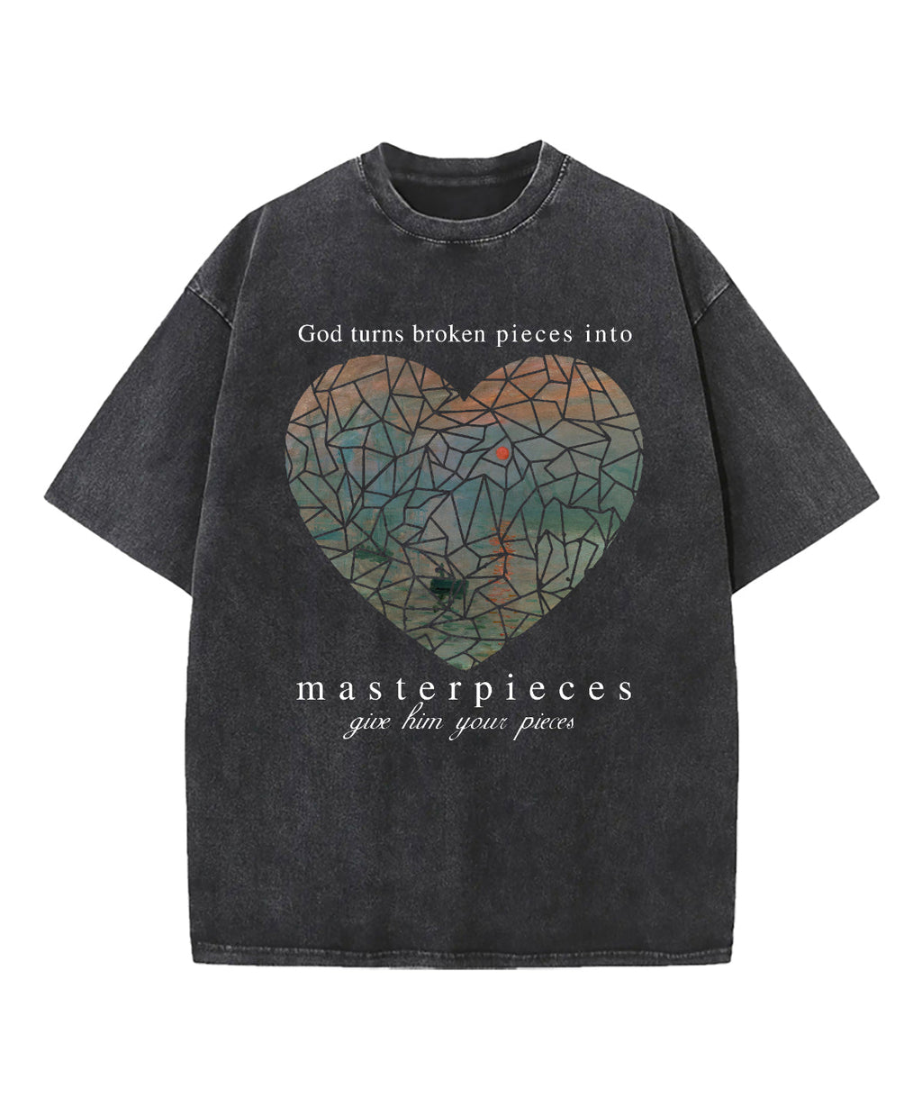 Sunrise God Turns Washed Christian T-shirt Hoodie, Sweatshirt | CiraTrend.com (Image 4)