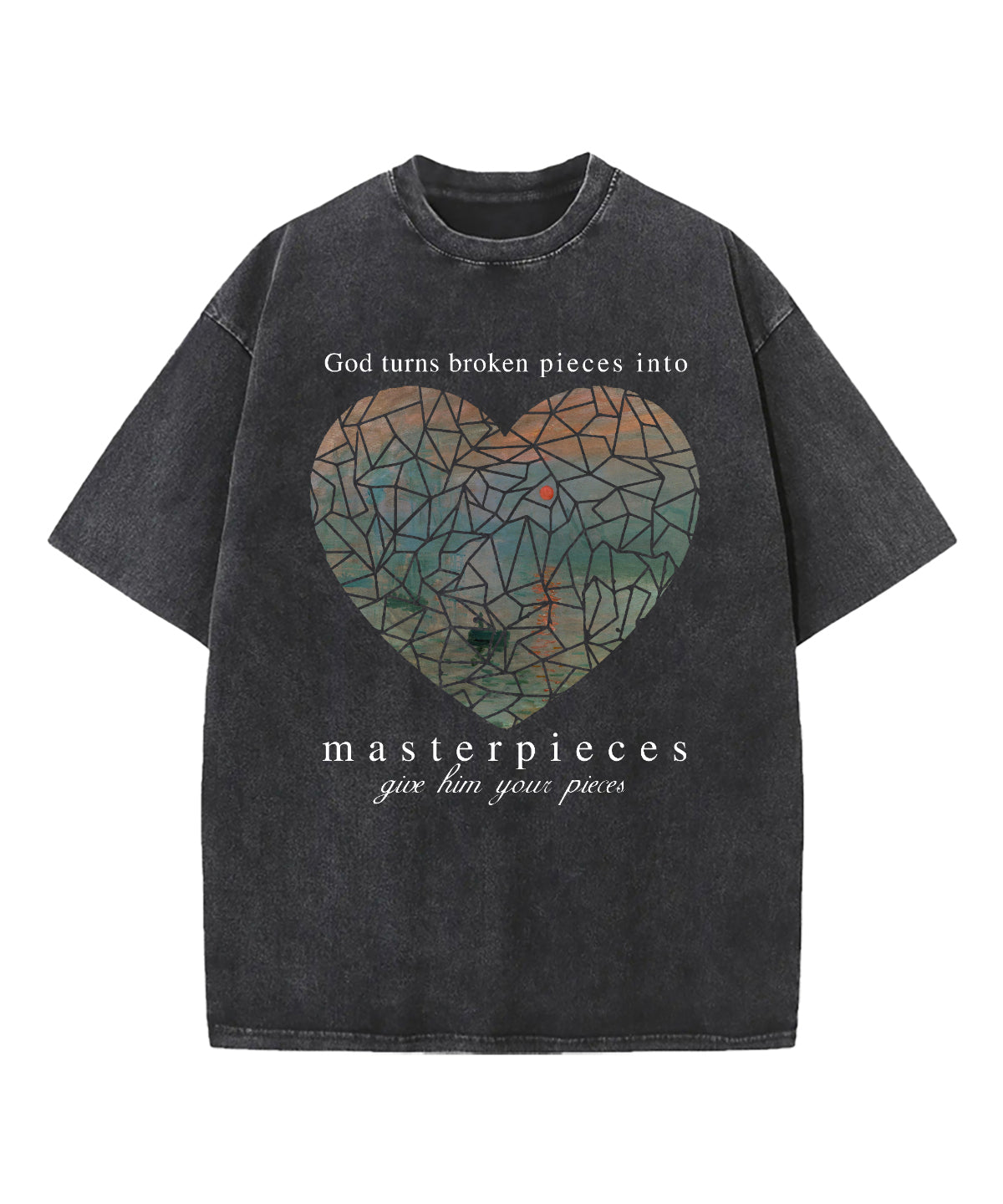 Sunrise God Turns Washed Christian T-shirt Hoodie, Sweatshirt | CiraTrend.com (Image 4)