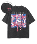 God Bless USA Double Sided Washed Christian Style001 T-Shirts, Hoodie, Sweatshirt