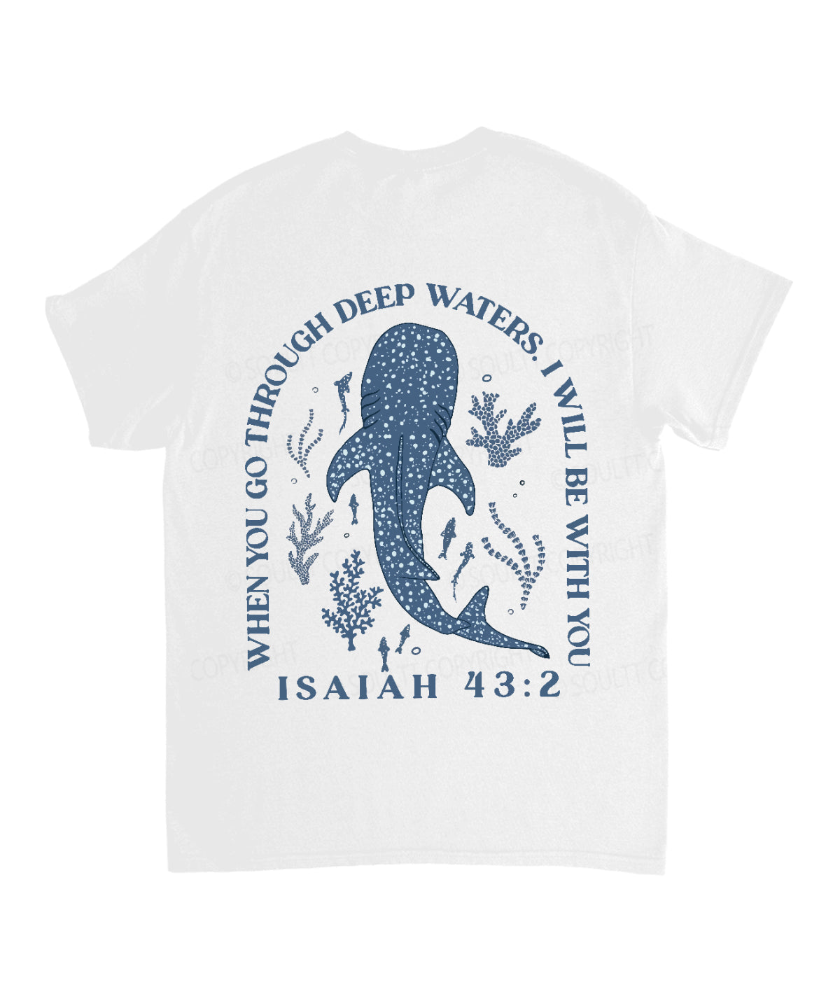 I Will Be With You Double Sided Unisex Cotton Christian T-Shirt Hoodie, Sweatshirt | CiraTrend.com (Image 4)