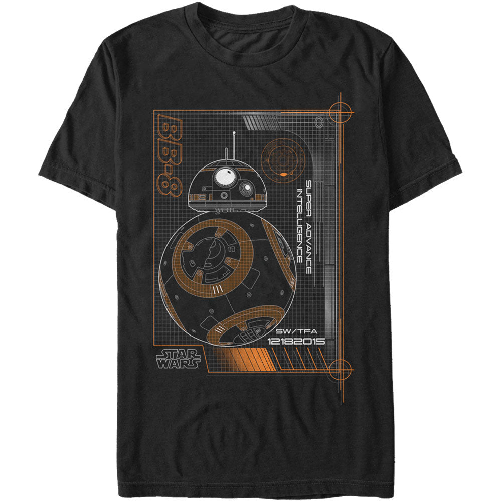 BB8 Blue Print T-shirt Hoodie, Sweatshirt | CiraTrend.com
