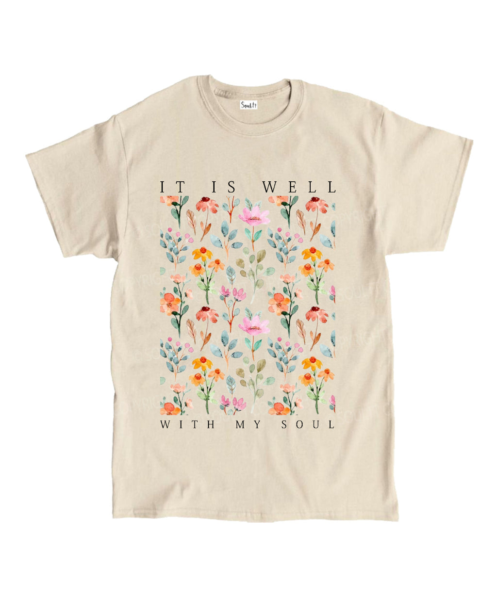 Is Well My Soul Cotton Christian Style002 T-Shirts, Hoodie, Sweatshirt