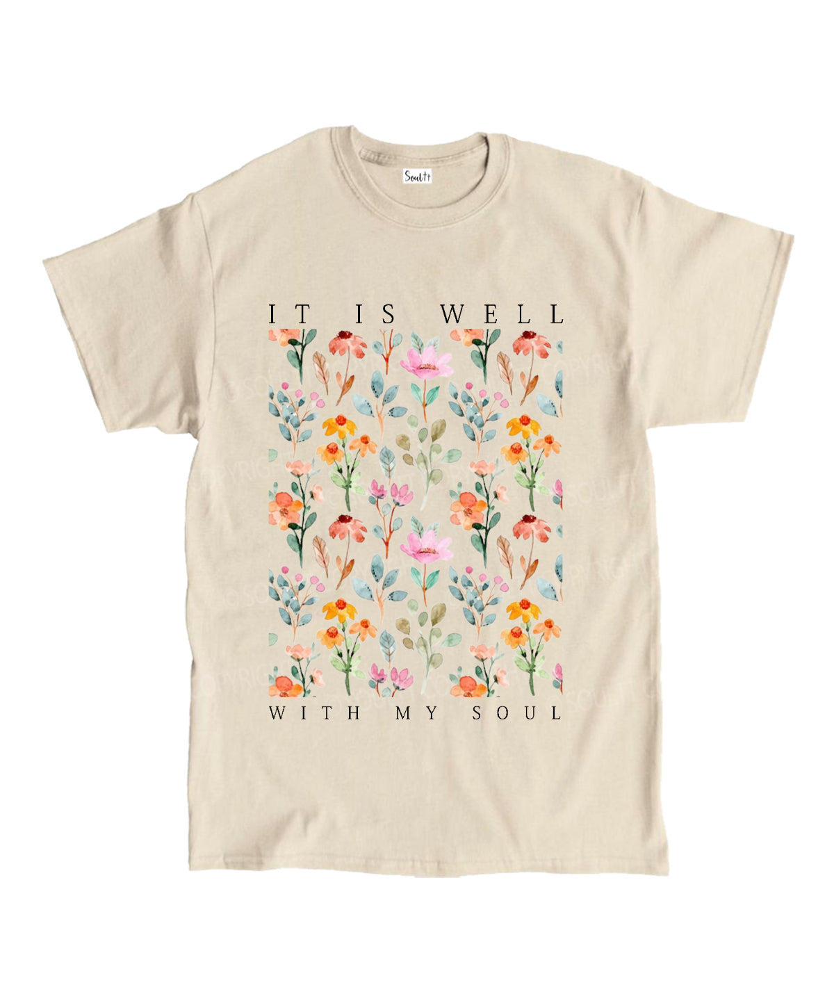 Is Well My Soul Cotton Christian Style002 T-Shirts, Hoodie, Sweatshirt