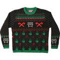 Black Knit Holiday Sweater Sweatshirt T-Shirts, Hoodie | CiraTrend.com