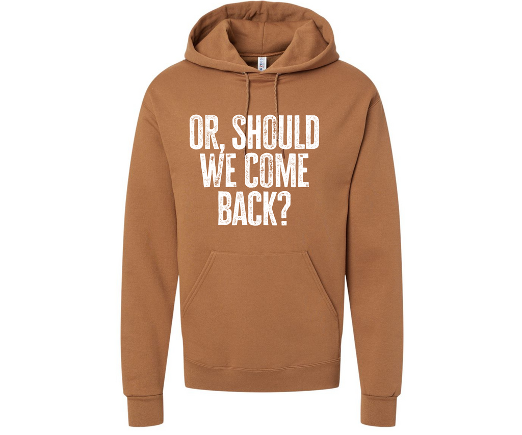 Or Should We Come Back Family Matching  Hooded Sweatshirt T-Shirts, Hoodie | CiraTrend.com (Image 3)