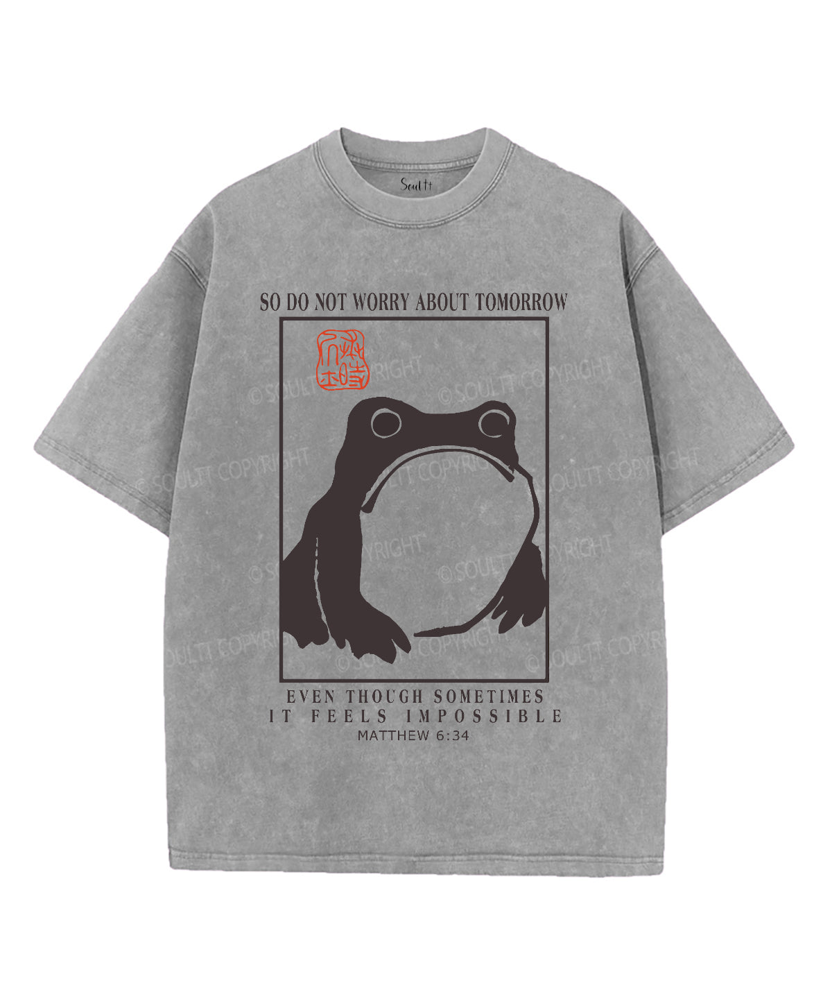 Don'T Worry About Tomorrow Washed Christian T-Shirts, Hoodie, Sweatshirt