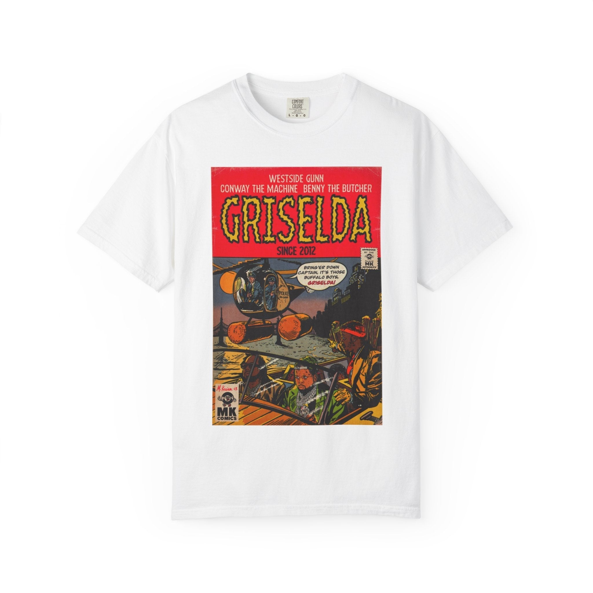 Griselda - Comic Book Art - Unisex Garment-Dyed T-shirt Hoodie, Sweatshirt | CiraTrend.com (Image 2)