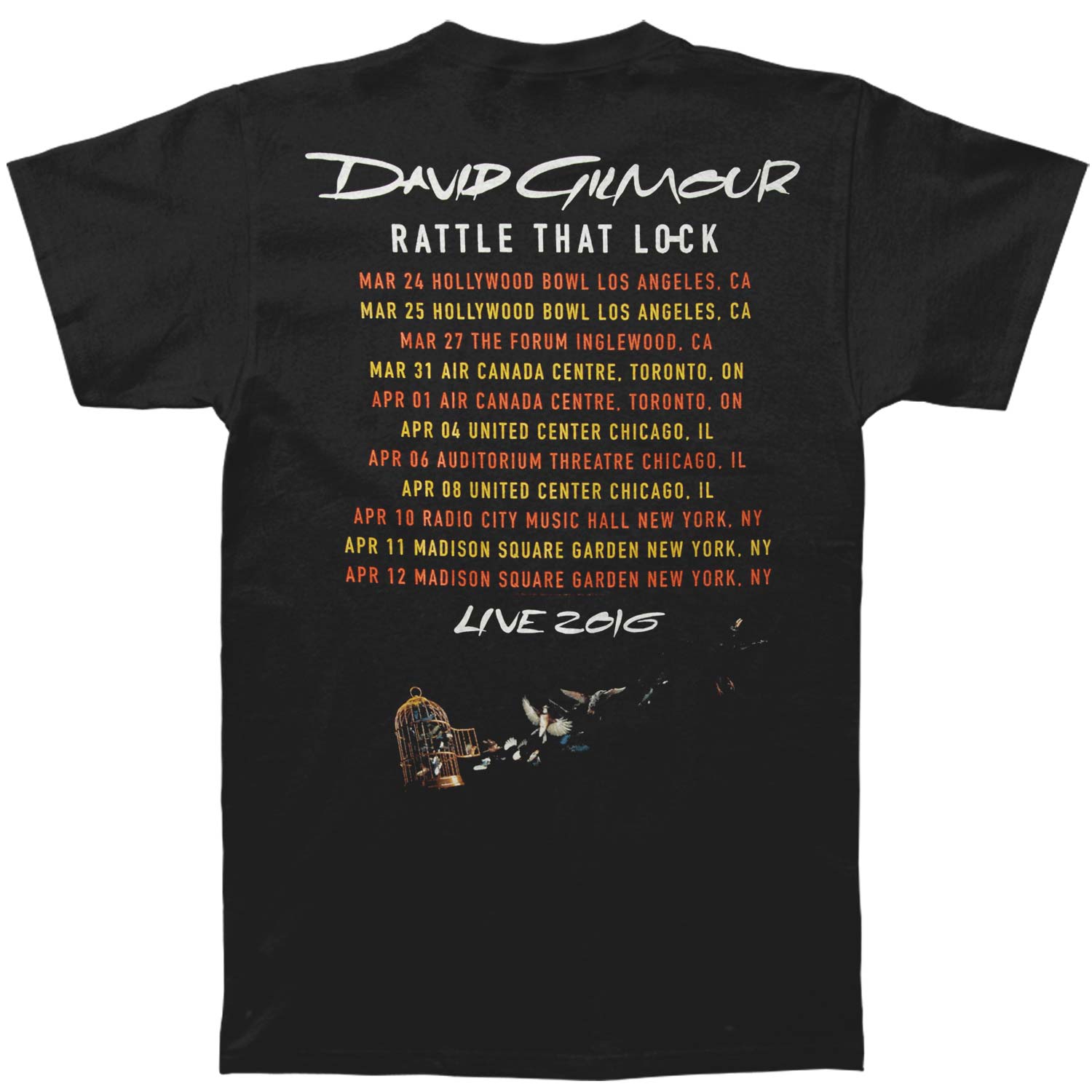 David Gilmour Brush Stroke 2016 Tour T-shirt Hoodie, Sweatshirt | CiraTrend.com (Image 2)