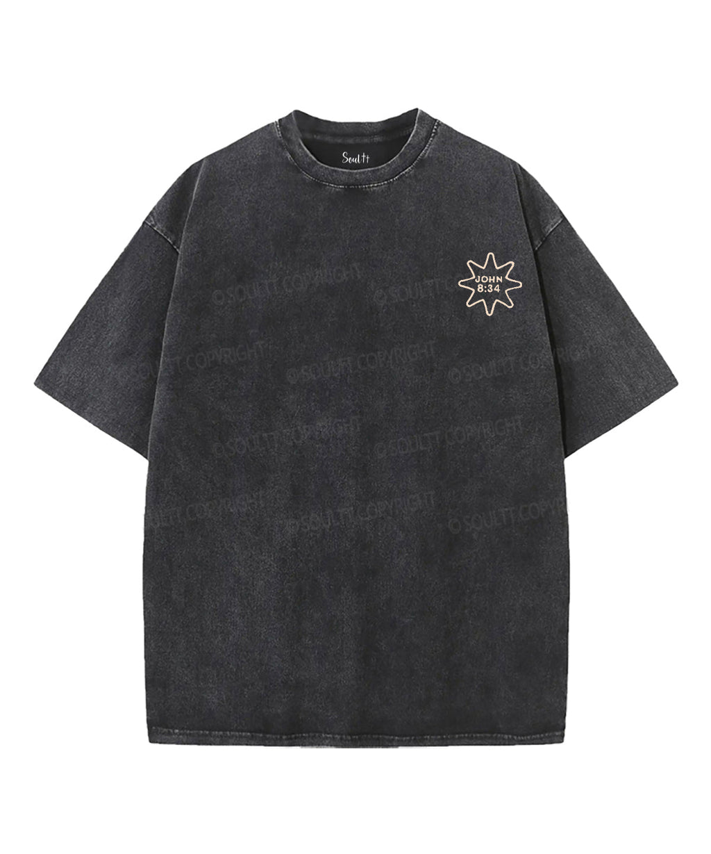 Free Indeed Double Sided Unisex Washed Christian T-shirt Style001 Hoodie, Sweatshirt | CiraTrend.com (Image 3)