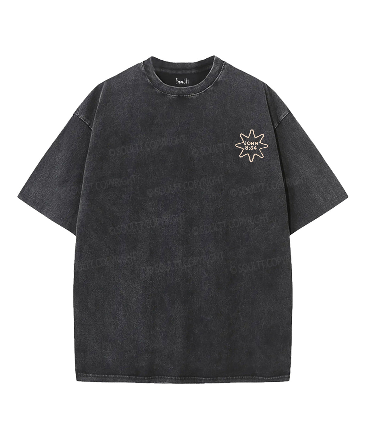 Free Indeed Double Sided Unisex Washed Christian T-shirt Style001 Hoodie, Sweatshirt | CiraTrend.com (Image 3)
