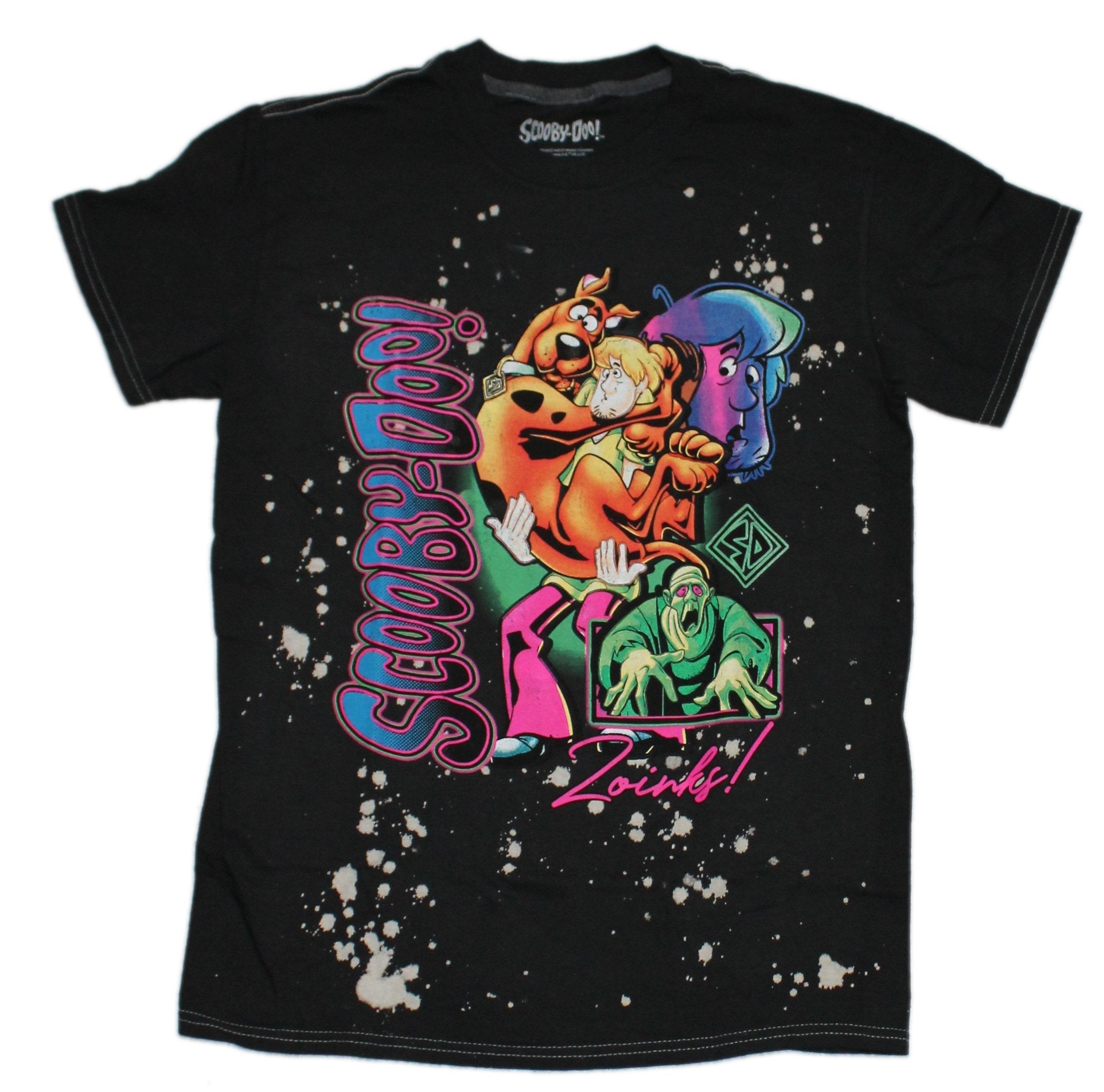 Scooby Doo Mens T-Shirt - Shaggy Holding Scooby Zoinks! Hoodie, Sweatshirt | CiraTrend.com