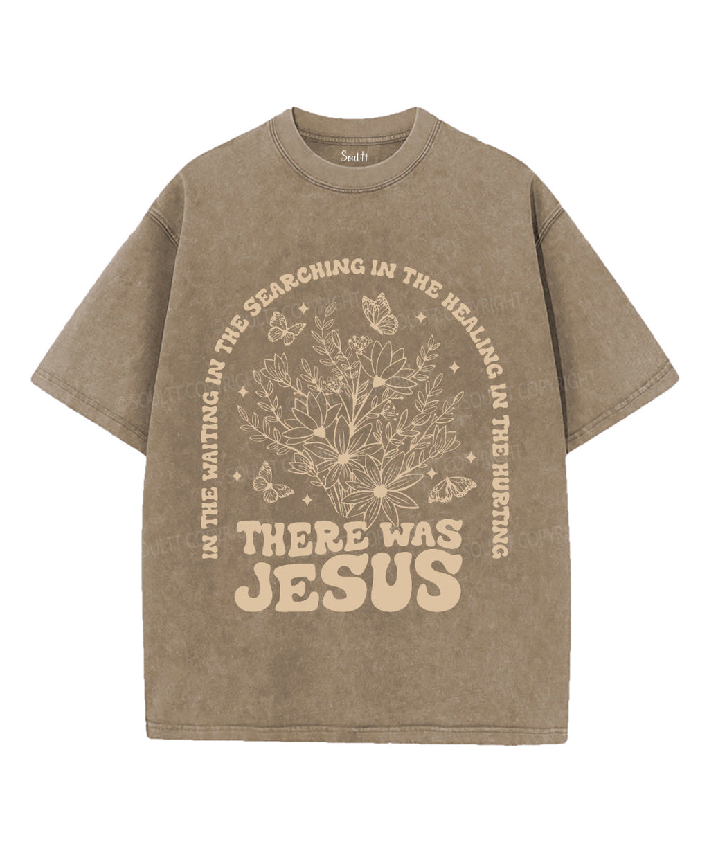There Was Jesus Unisex Washed Christian T-shirt Hoodie, Sweatshirt | CiraTrend.com (Image 5)