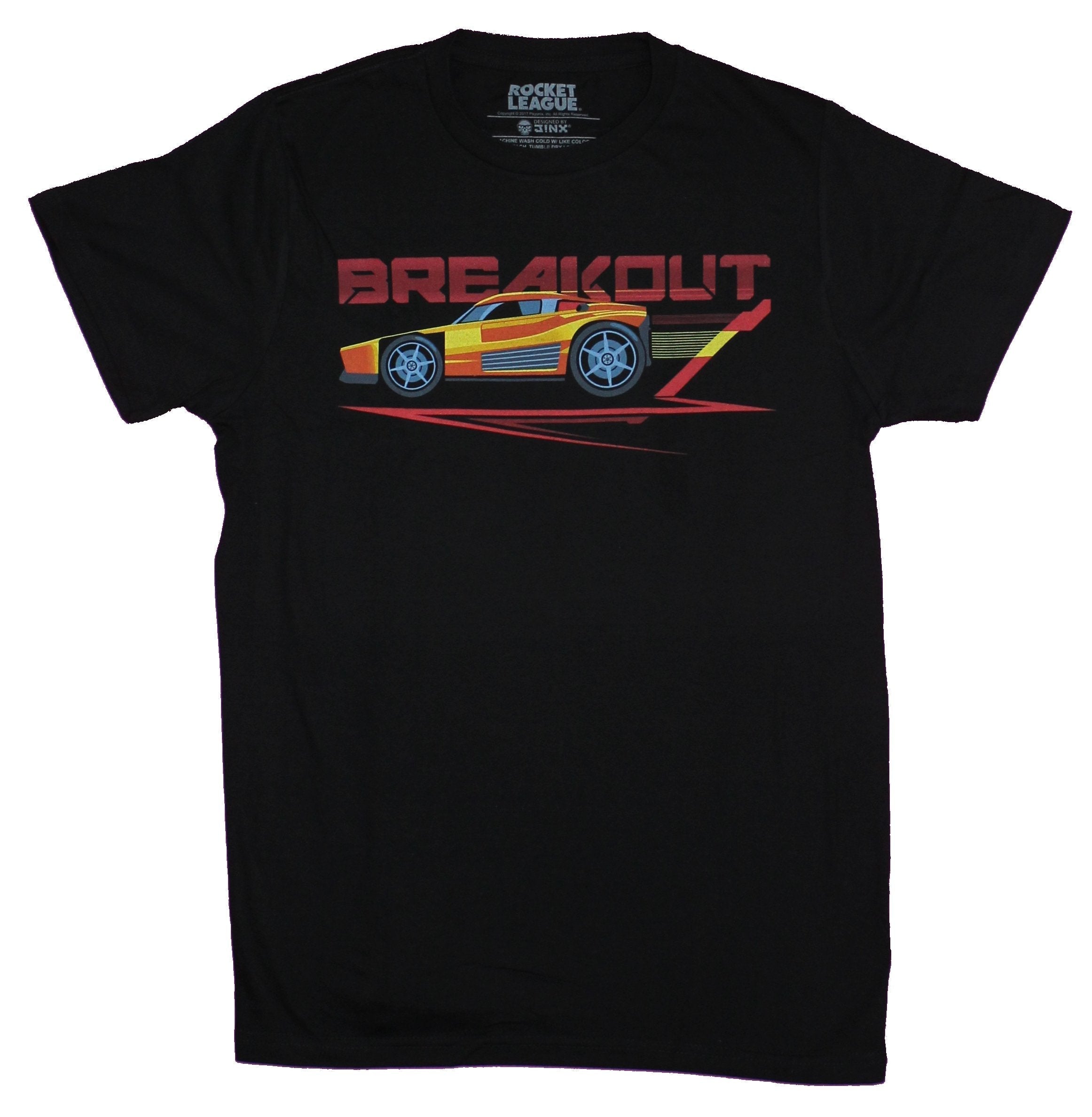 Rocket League Mens  T-Shirt - Breakout in Red Car Action Hoodie, Sweatshirt | CiraTrend.com