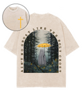 Ain't No Ghost Like The Holy Ghost Double Sided Unisex Washed Christian T-shirt Style002 Hoodie, Sweatshirt (Image 1)