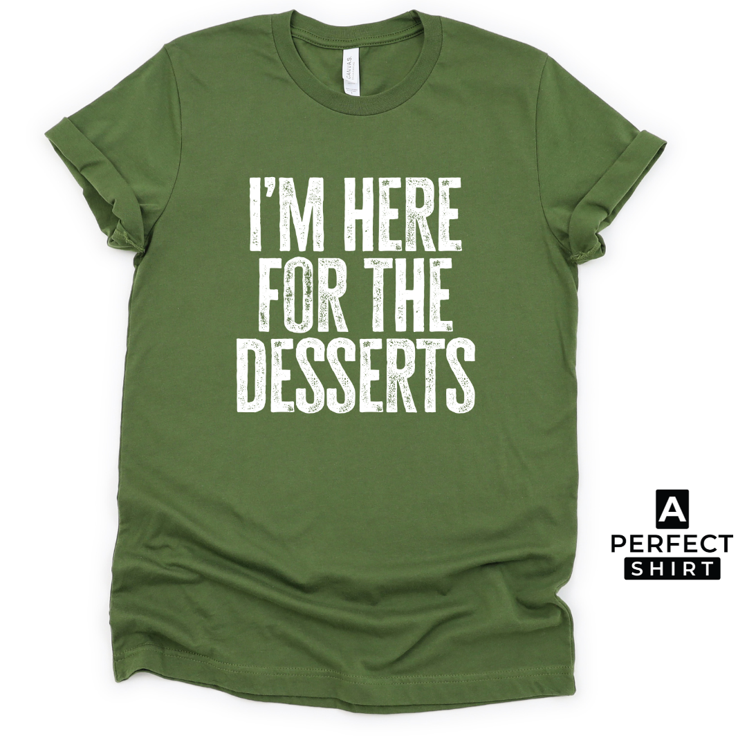 I'm Here For The Desserts. Unisex Family Matching T-Shirt Hoodie, Sweatshirt | CiraTrend.com (Image 5)