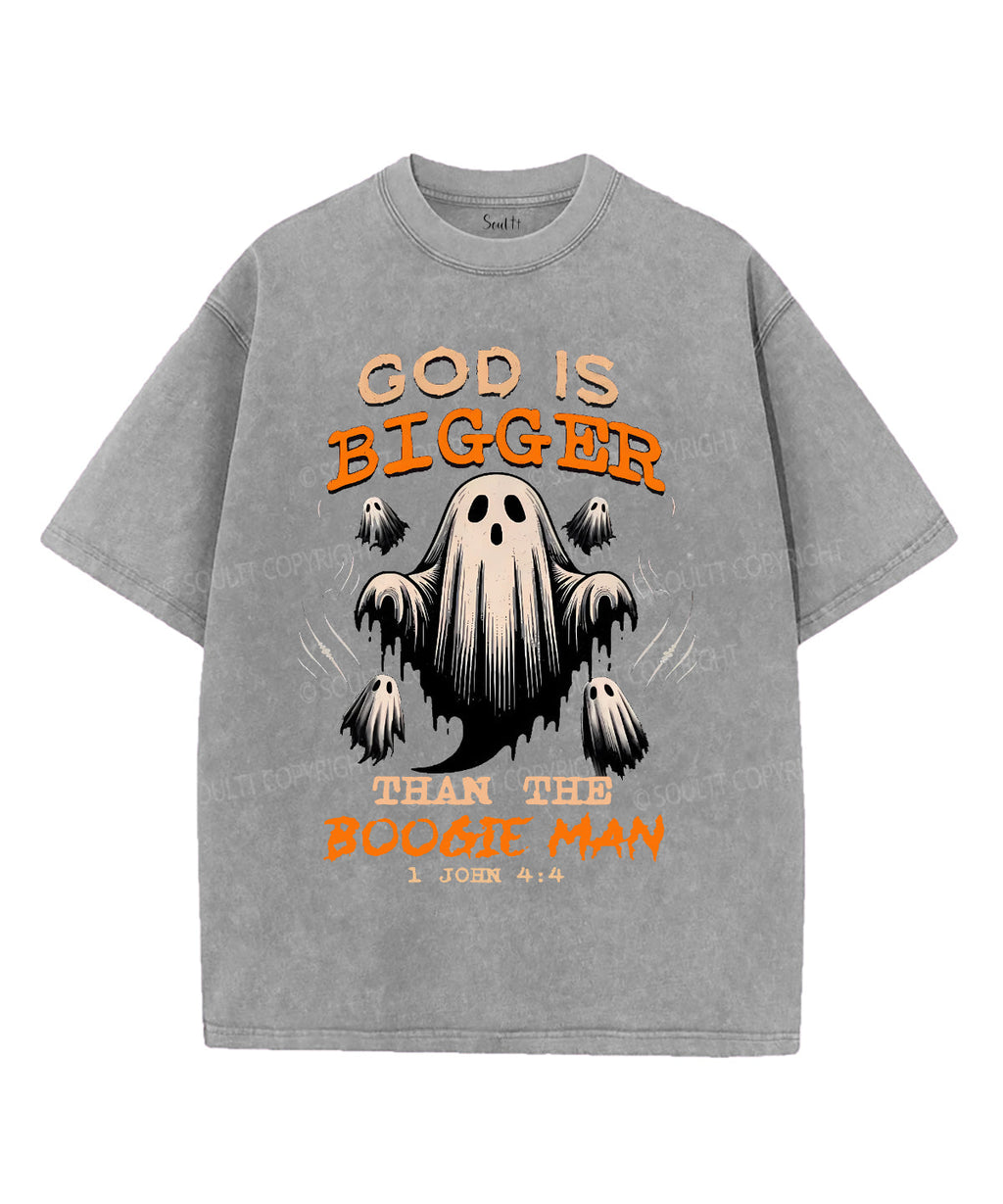 God Is Bigger Washed Christian Style001 T-Shirts, Hoodie, Sweatshirt
