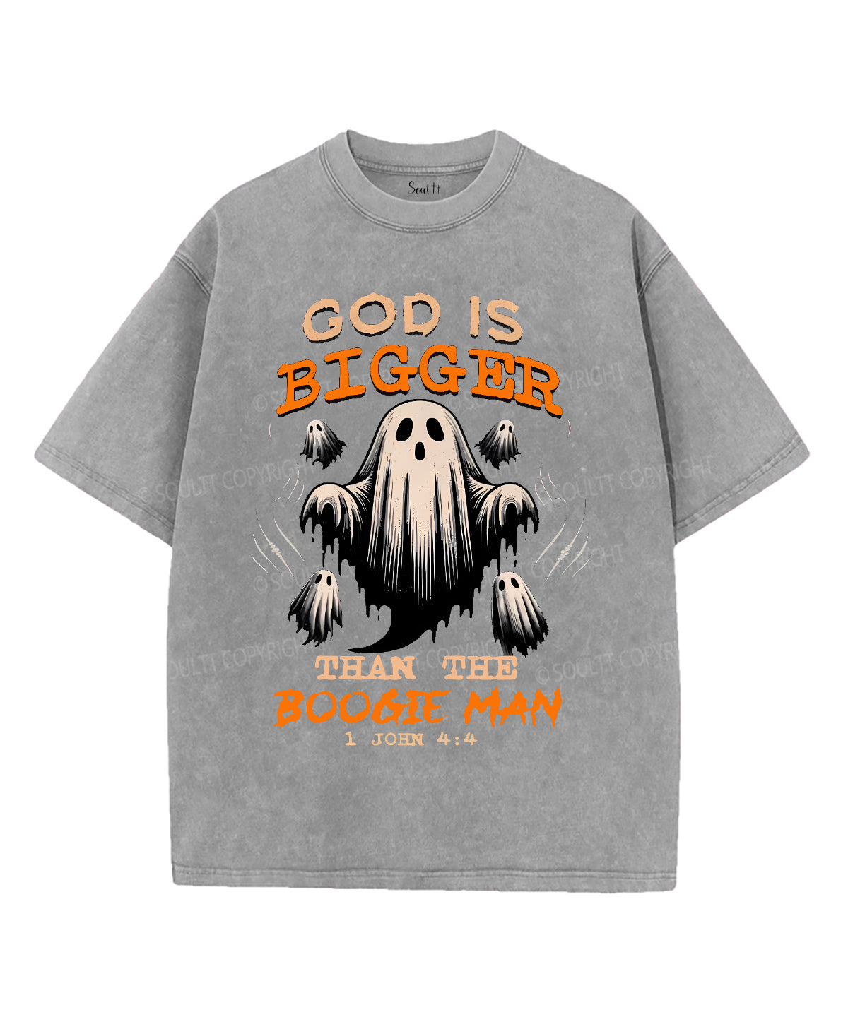 God Is Bigger Washed Christian Style001 T-Shirts, Hoodie, Sweatshirt
