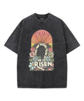 He Is Risen Unisex Washed Christian T-shirt Style004 Hoodie, Sweatshirt | CiraTrend.com (Image 1)