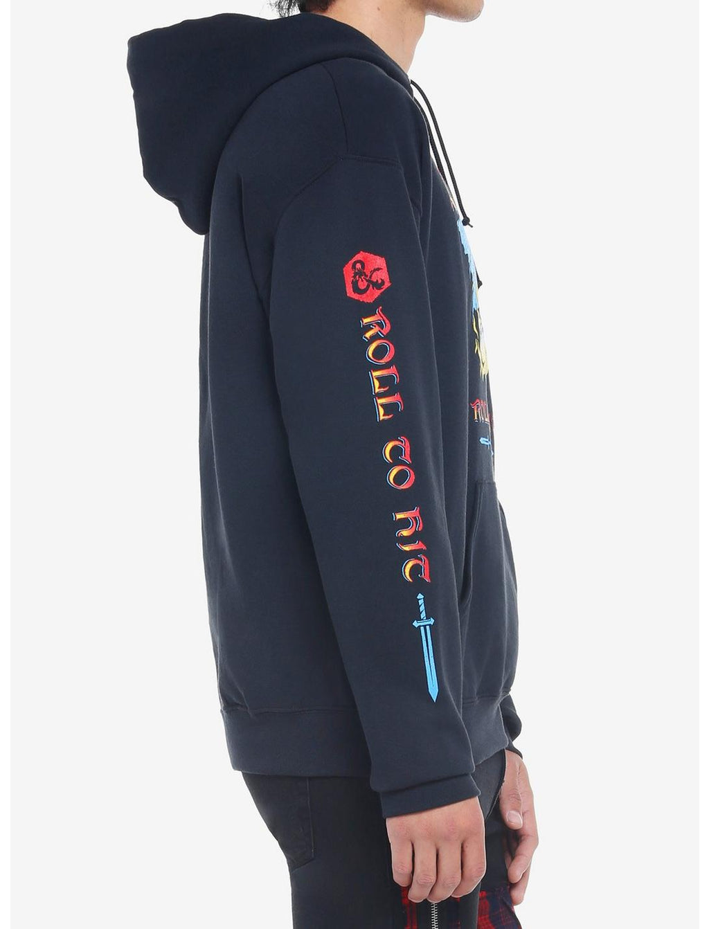 Black Dungeons and Dragons D&D Table Top Gaming- Roll To Hit Hoodie T-Shirts, Sweatshirt | CiraTrend.com (Image 4)