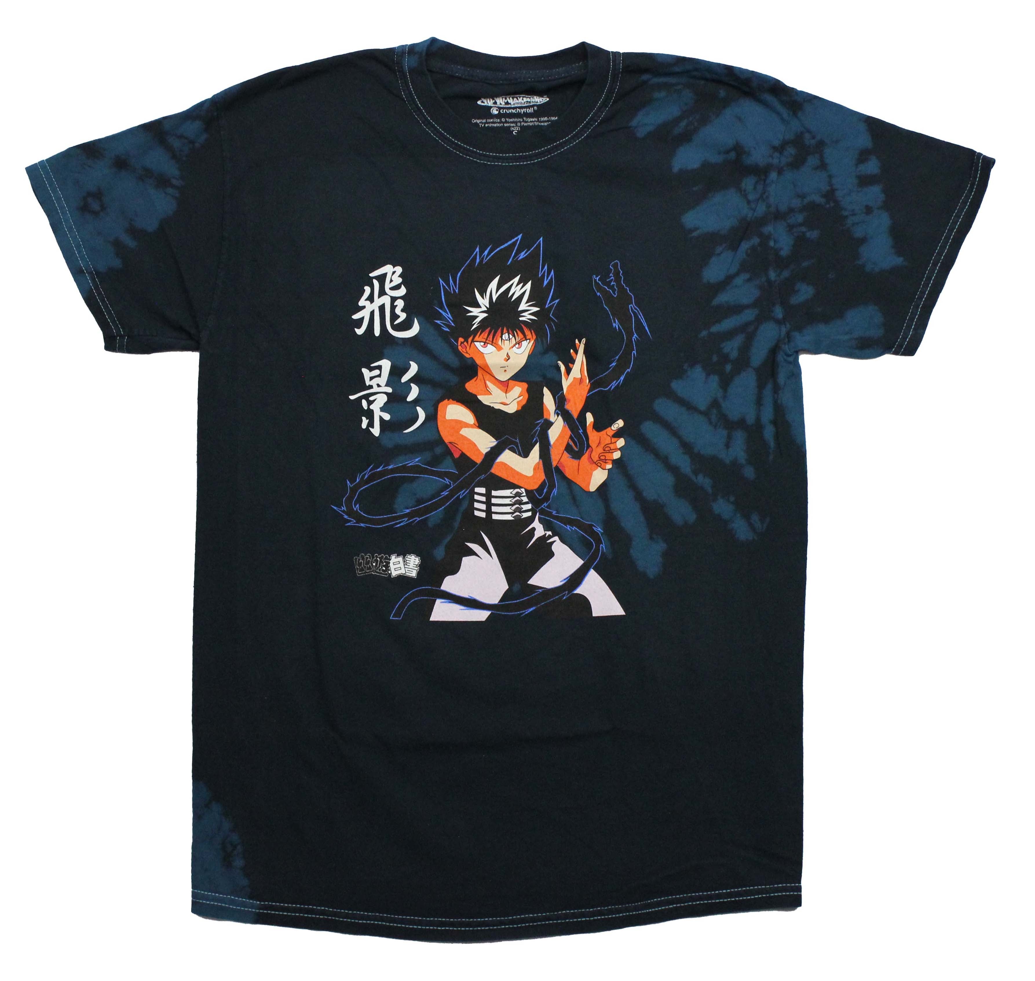 Yu Yu Hakusho Hiei Holding Blue Lined Rope Tie Dye T-Shirts, Hoodie, Sweatshirt