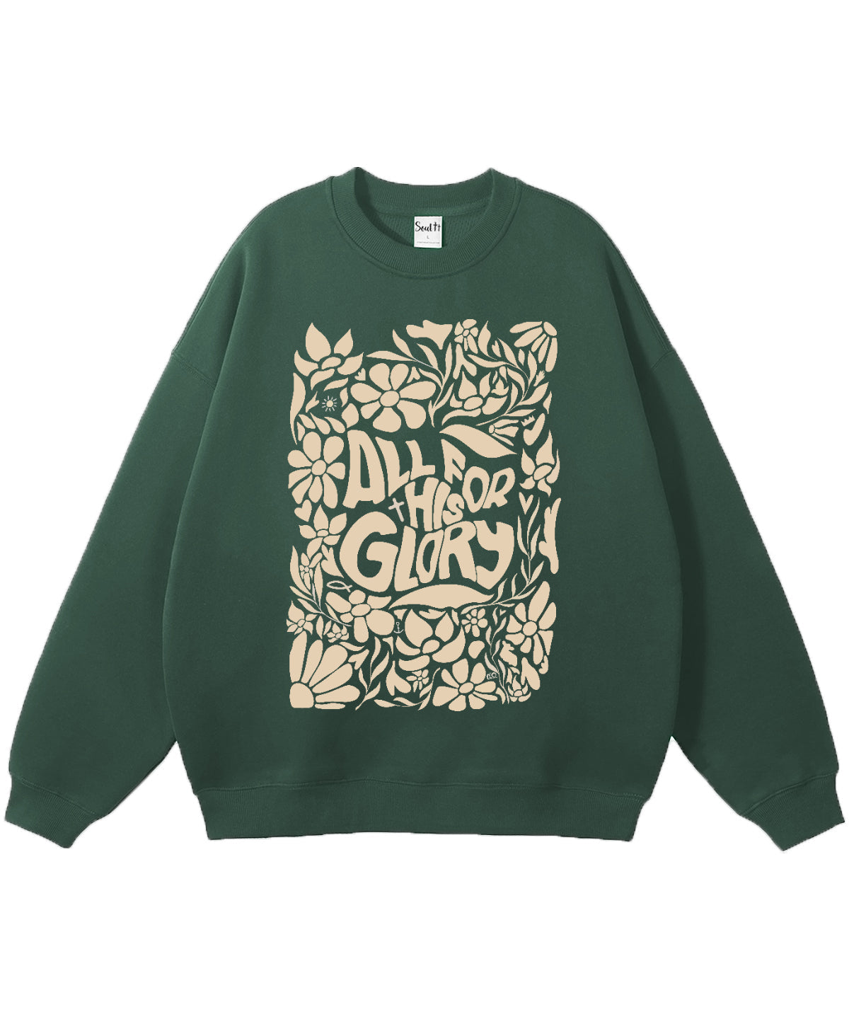 All For His Glory Cotton Christian Sweatshirt T-Shirts, Hoodie | CiraTrend.com (Image 2)