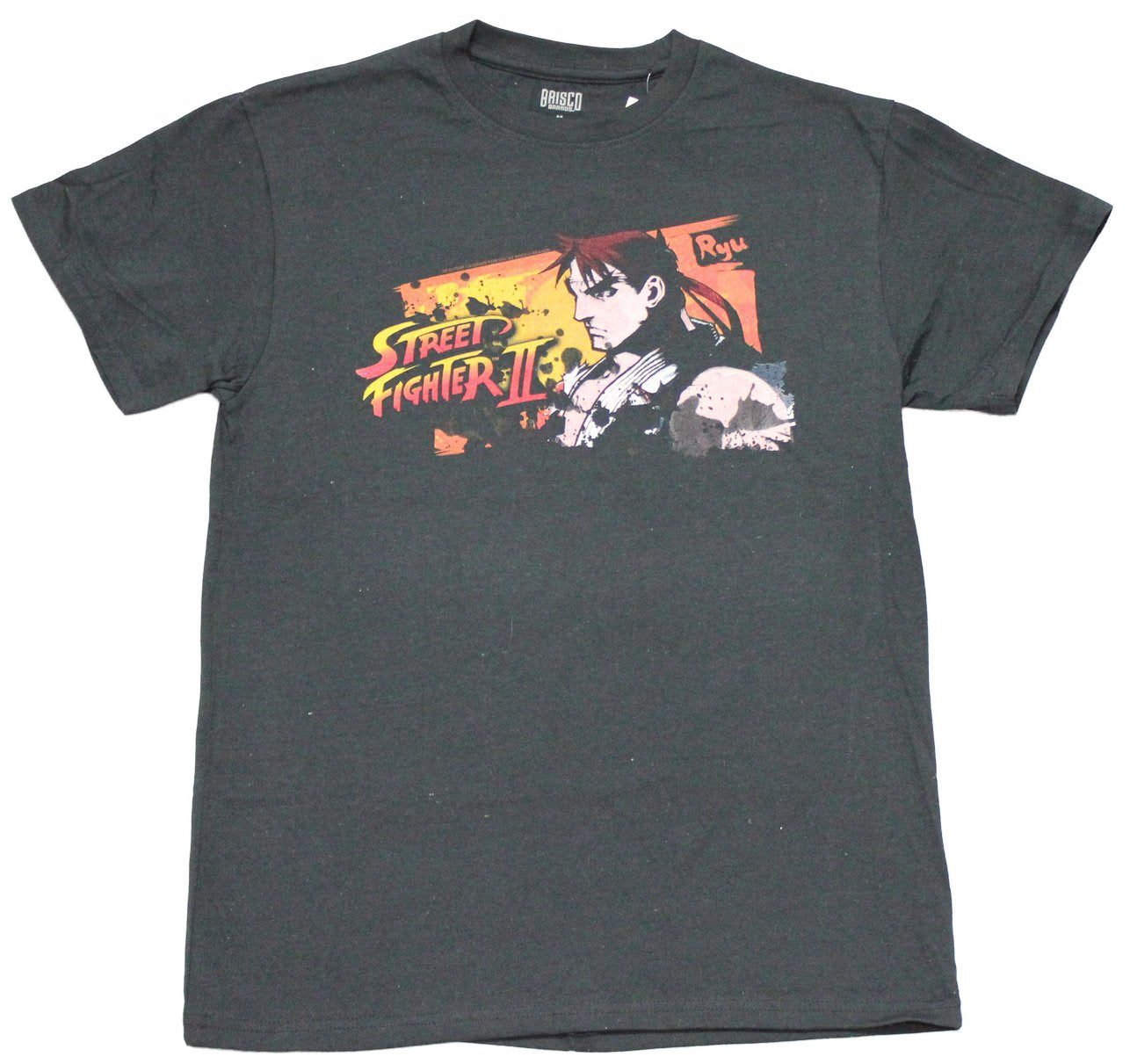Street Fighter II Mens T-Shirt - Ryu Fighter Facing Name Hoodie, Sweatshirt | CiraTrend.com