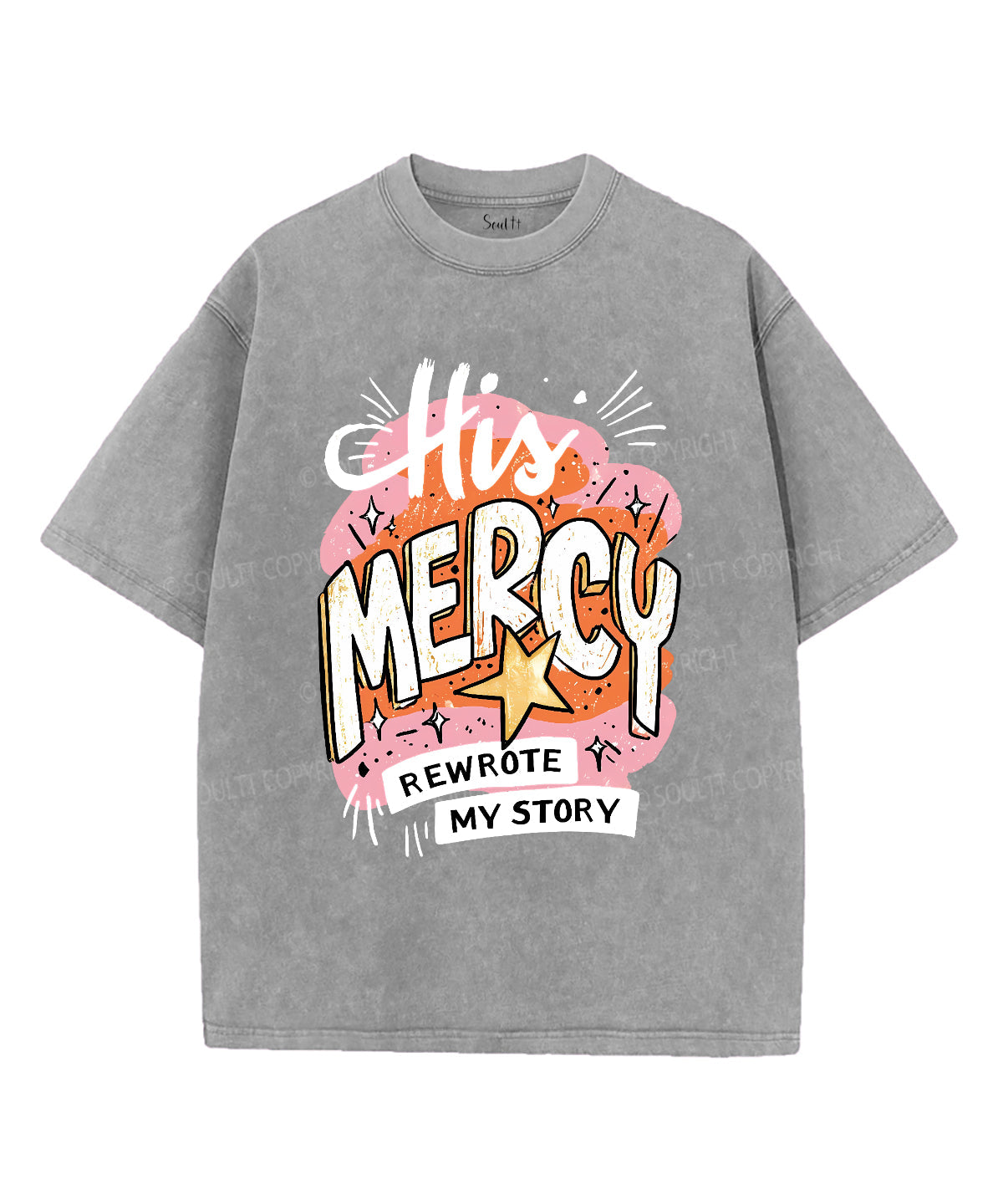 His Mercy Washed Christian T-Shirts, Hoodie, Sweatshirt
