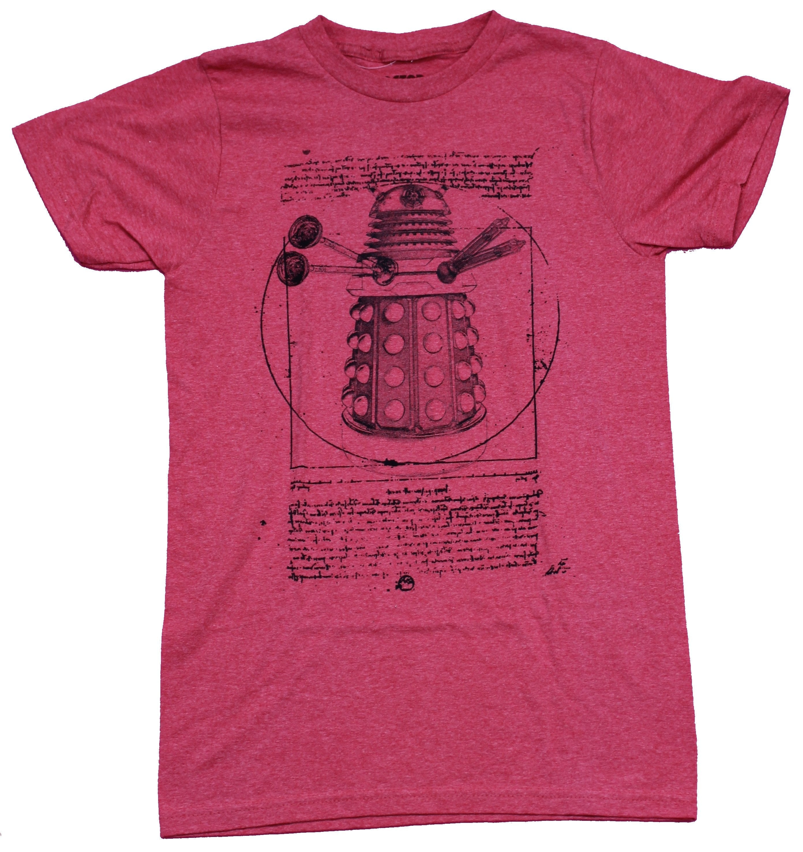 Doctor Who Mens T-Shirt  - Vitruvian Dalek Drawing Image Hoodie, Sweatshirt | CiraTrend.com