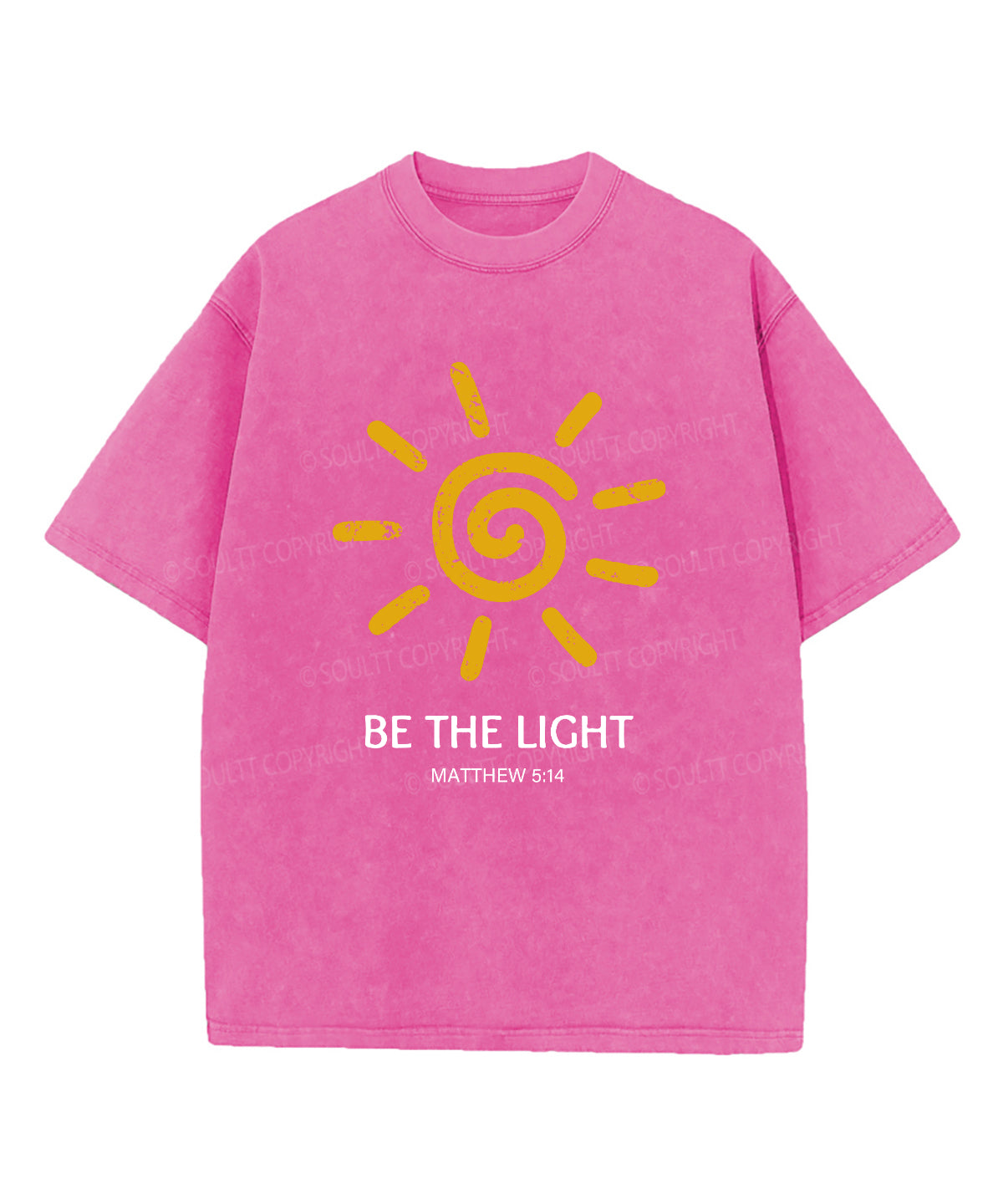 Be The Light Washed Christian T-shirt Style009 Hoodie, Sweatshirt | CiraTrend.com (Image 3)