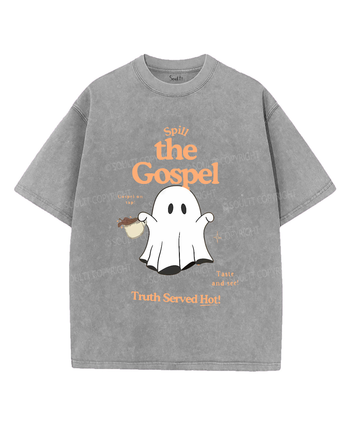 Truth Served Hot Unisex Washed Christian T-shirt Hoodie, Sweatshirt | CiraTrend.com (Image 3)