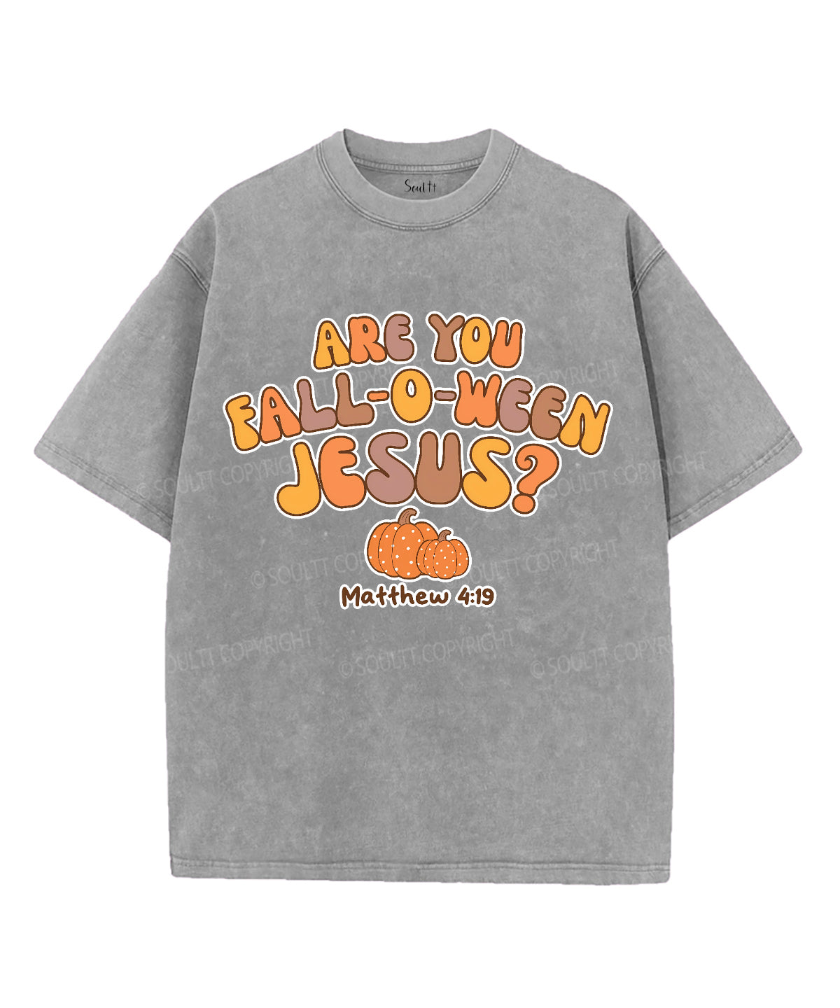 Are You Fall-O-Ween Unisex Washed Christian T-shirt Hoodie, Sweatshirt | CiraTrend.com (Image 3)