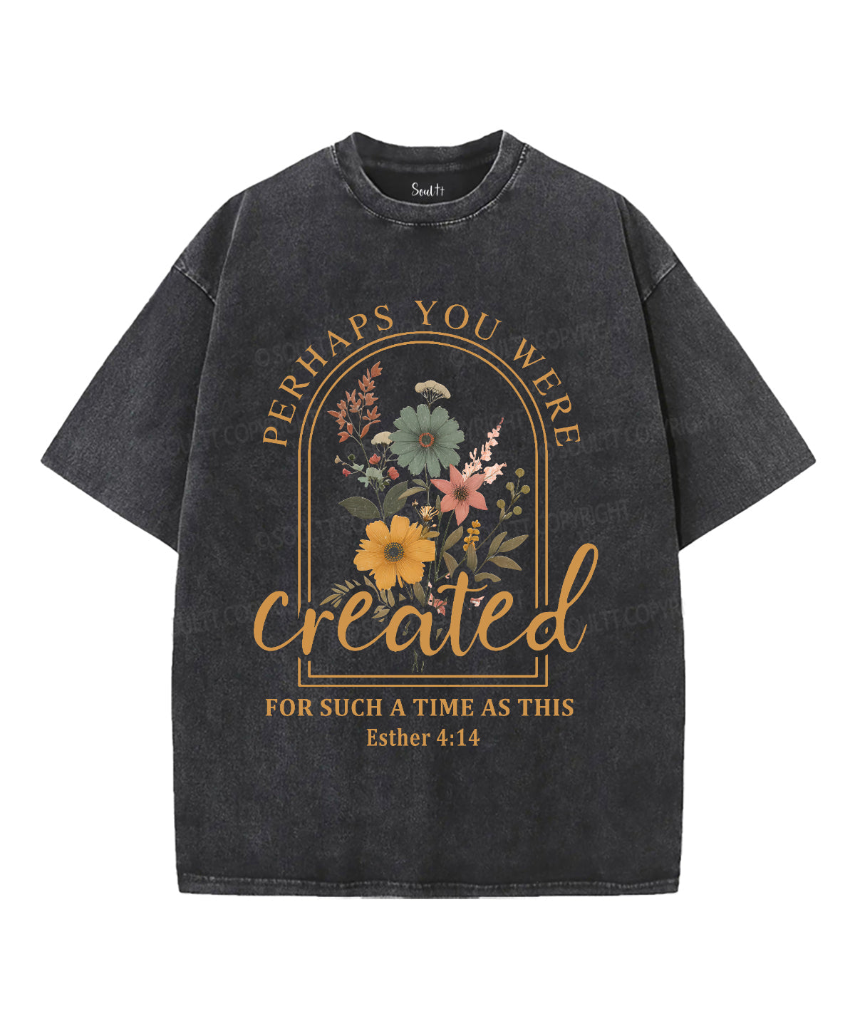 Created For Such A Time Washed Christian T-shirt Hoodie, Sweatshirt | CiraTrend.com (Image 1)