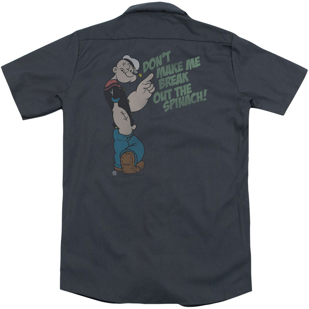Break Out Spinach (Back Print) Workshirt T-Shirts, Hoodie, Sweatshirt | CiraTrend.com (Image 2)
