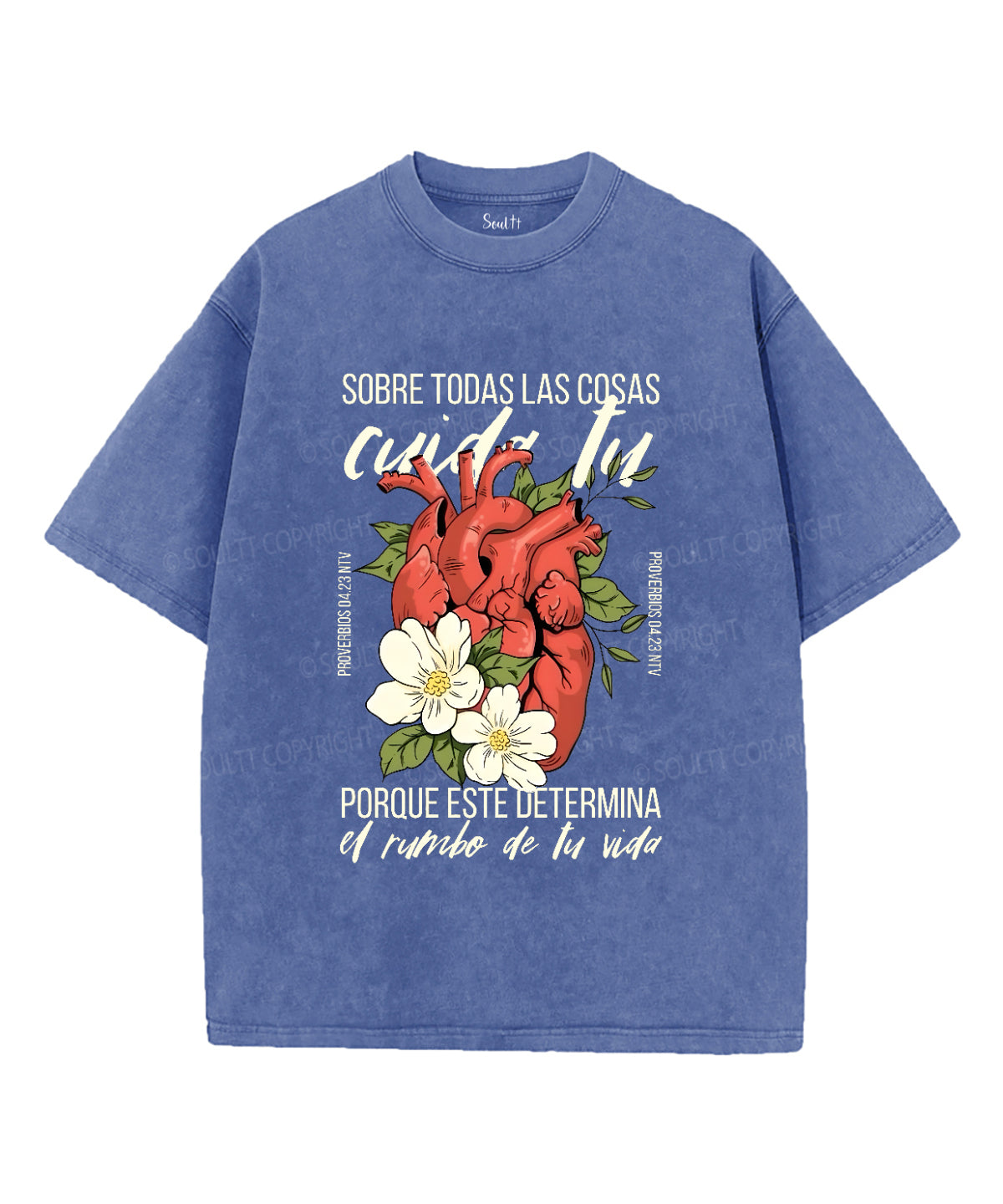 Sobre Todas Las Cosas Unisex Washed Christian T-shirt Hoodie, Sweatshirt | CiraTrend.com (Image 4)