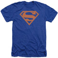 Blue & Orange Shield Adult Heather 40% Poly T-shirt Hoodie, Sweatshirt | CiraTrend.com