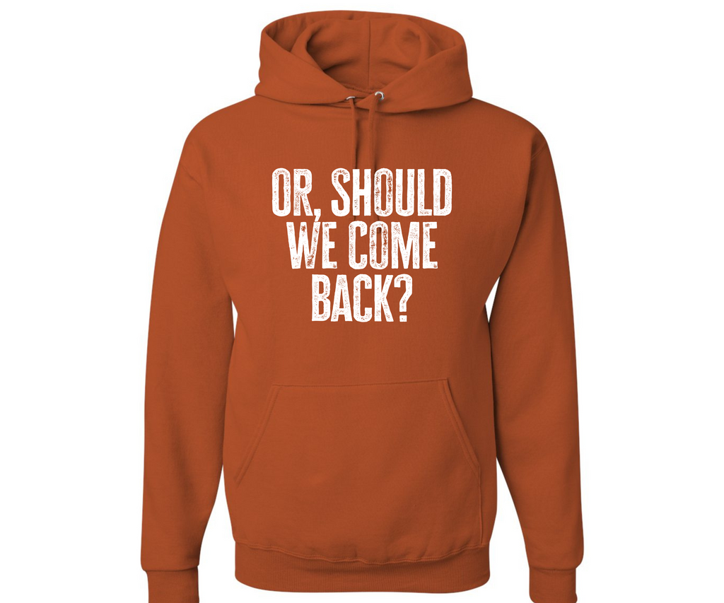 Or Should We Come Back Family Matching  Hooded Sweatshirt T-Shirts, Hoodie | CiraTrend.com (Image 4)