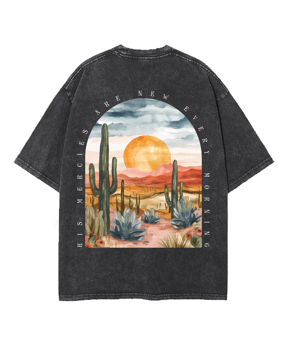 His Mercies Are New Double Sided Unisex Washed Christian T-shirt Style008 Hoodie, Sweatshirt | CiraTrend.com (Image 5)