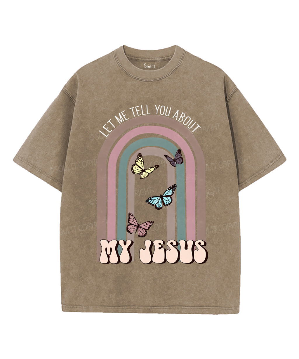 My Jesus Unisex Washed Christian T-shirt Hoodie, Sweatshirt | CiraTrend.com (Image 5)
