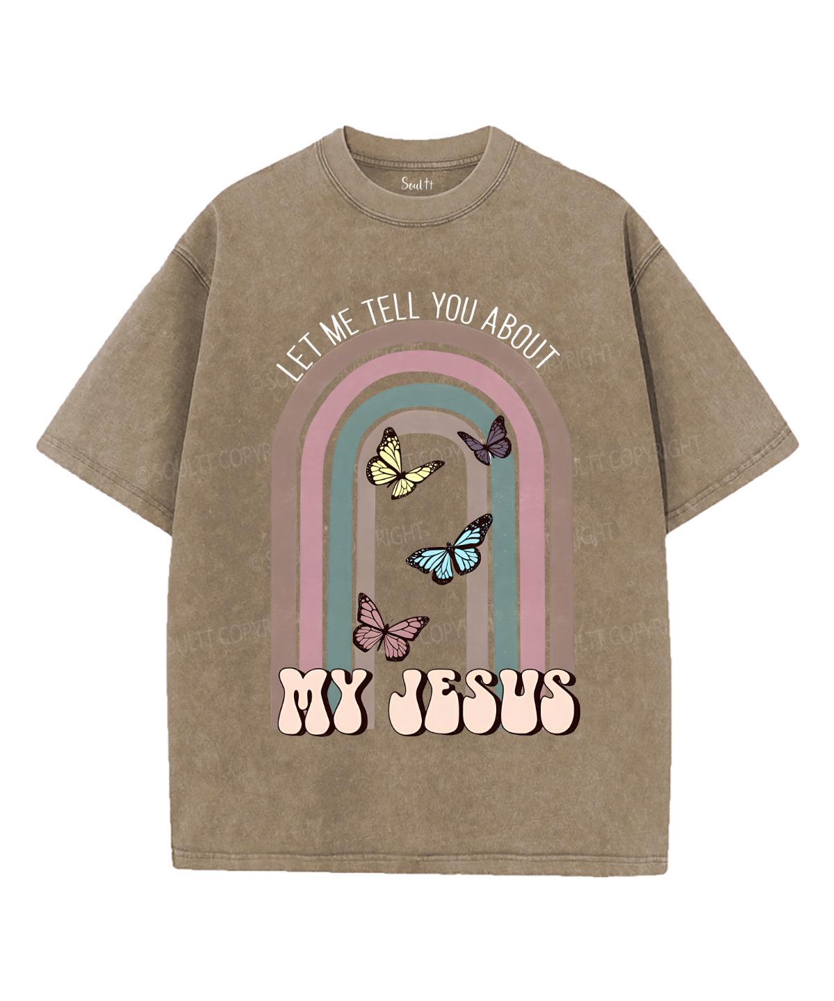 My Jesus Unisex Washed Christian T-shirt Hoodie, Sweatshirt | CiraTrend.com (Image 5)