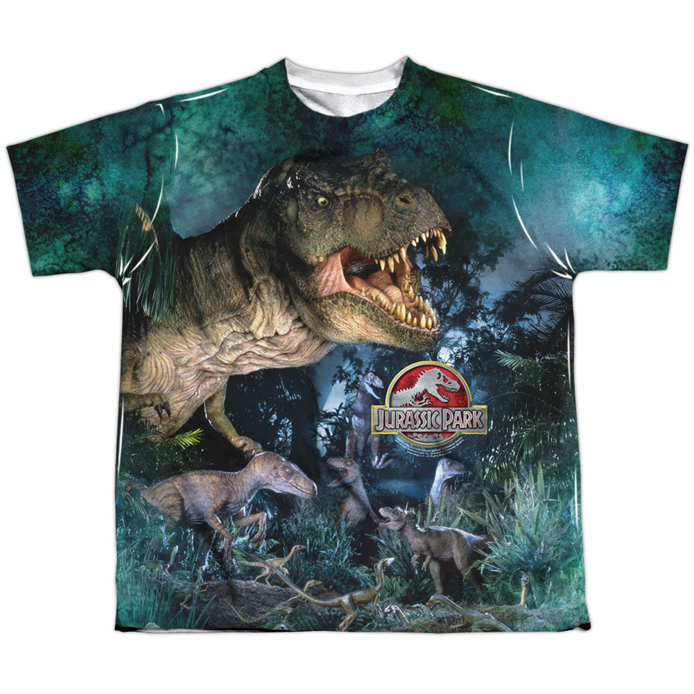 Dinos Gather Youth 100% Poly Sublimation T-shirt Hoodie, Sweatshirt | CiraTrend.com (Image 1)