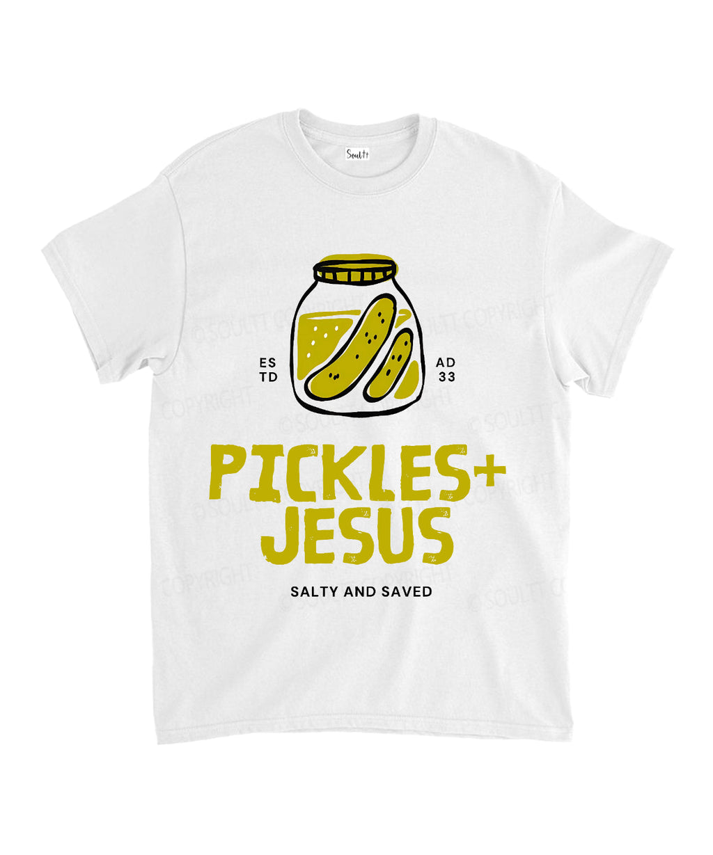 Salty And Saved Unisex Cotton Christian T-Shirt Hoodie, Sweatshirt | CiraTrend.com (Image 1)