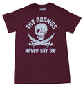 The Goonies Mens T-Shirt - Never Say Die Skull & Swords Image Hoodie, Sweatshirt | CiraTrend.com