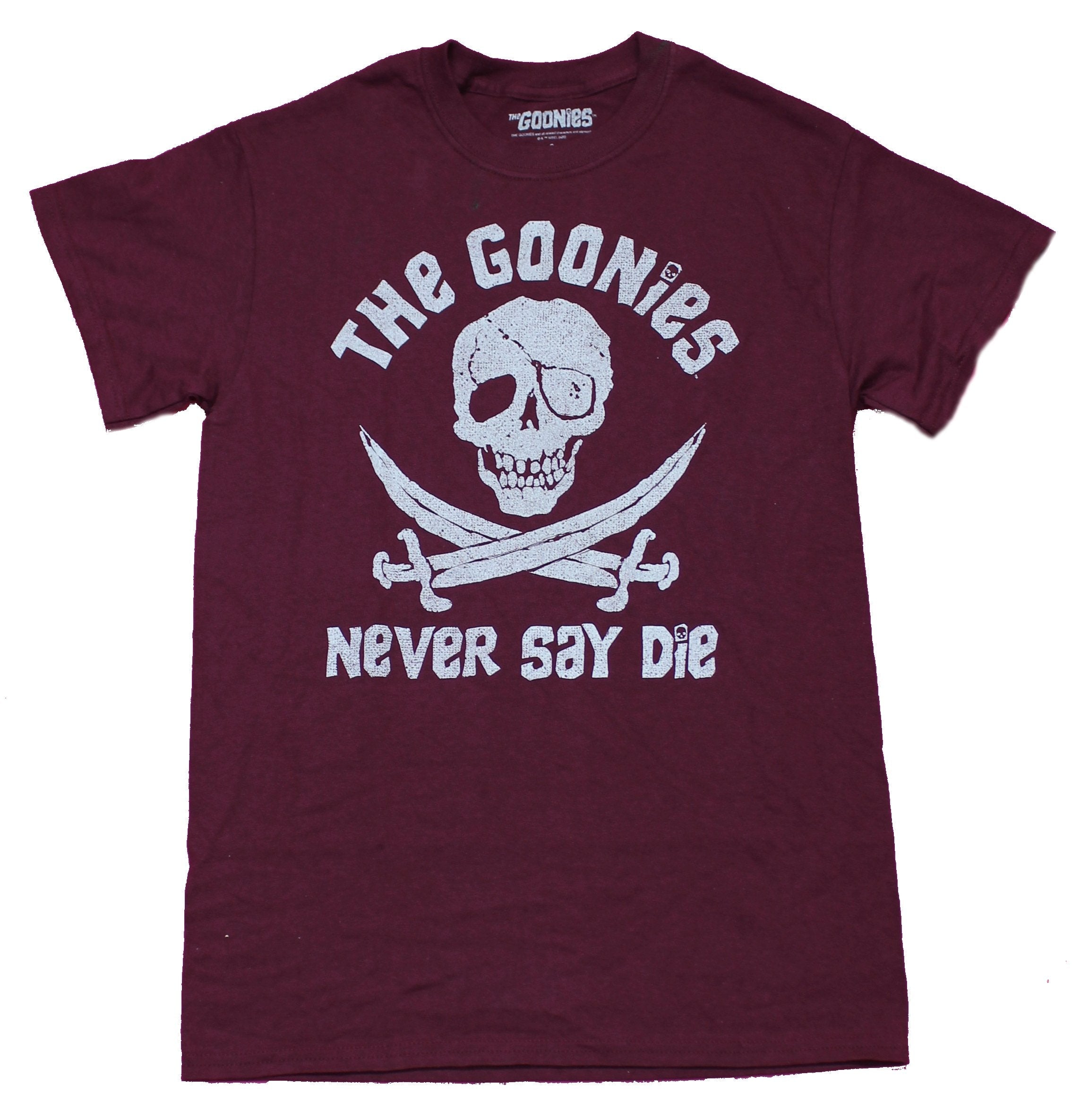 The Goonies Mens T-Shirt - Never Say Die Skull & Swords Image Hoodie, Sweatshirt | CiraTrend.com