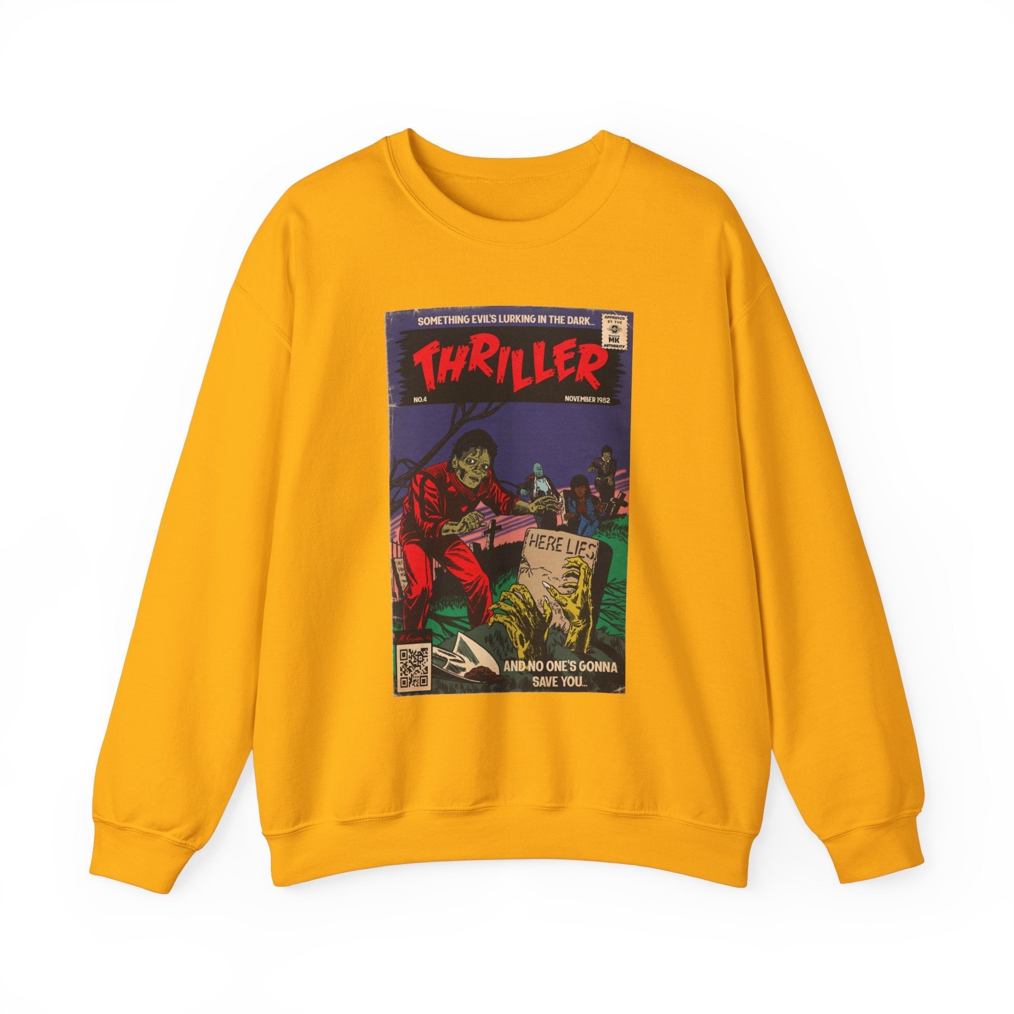Thriller - Unisex Heavy BlendÃ¢â€žÂ¢ Crewneck Sweatshirt T-Shirts, Hoodie | CiraTrend.com (Image 4)