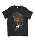 The Lion And The Cross Unisex Cotton Christian T-Shirt Hoodie, Sweatshirt | CiraTrend.com (Image 1)