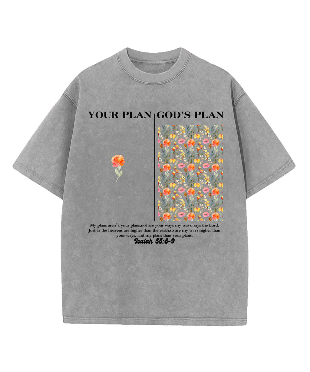 Your PlanÂ£Â¼God'S Plan Washed Christian T-Shirts, Hoodie, Sweatshirt