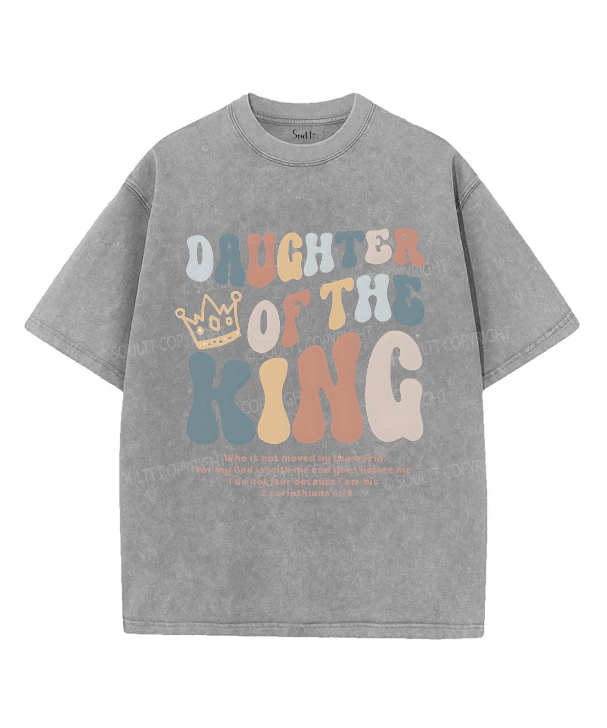 Daughter King Washed Christian Style002 T-Shirts, Hoodie, Sweatshirt