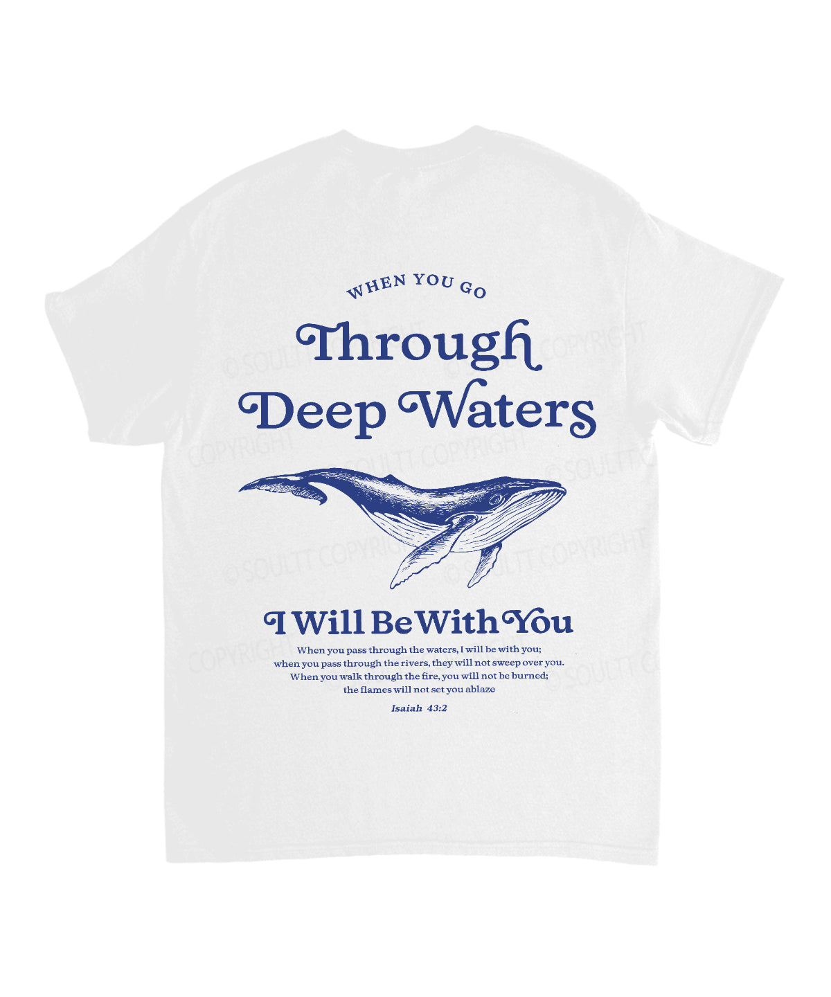 I Will Be With You Double Sided Unisex Cotton Christian T-Shirt Style014 Hoodie, Sweatshirt | CiraTrend.com (Image 3)