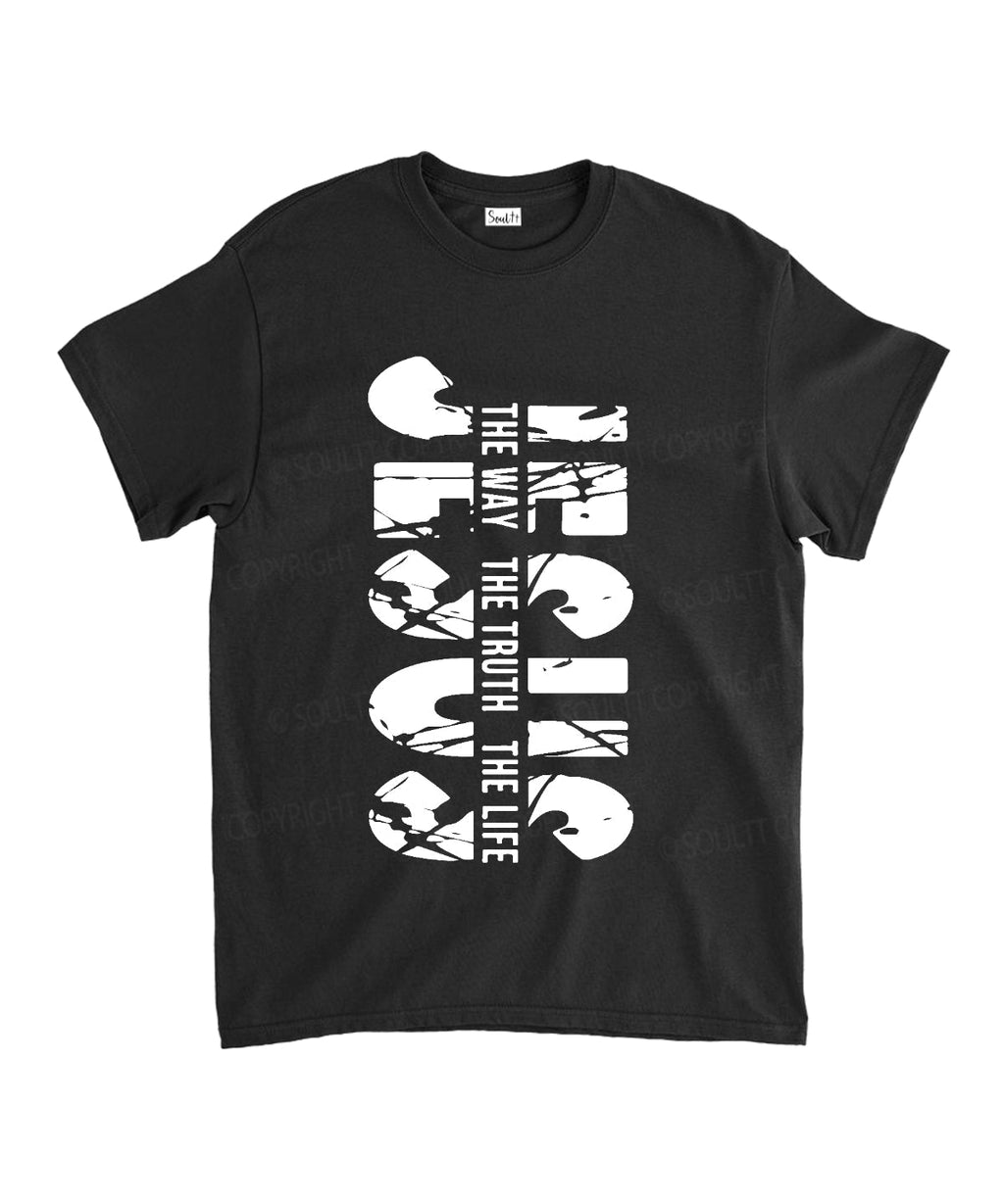 The Way The Truth The Life Unisex Cotton Christian T-Shirt Hoodie, Sweatshirt | CiraTrend.com (Image 2)