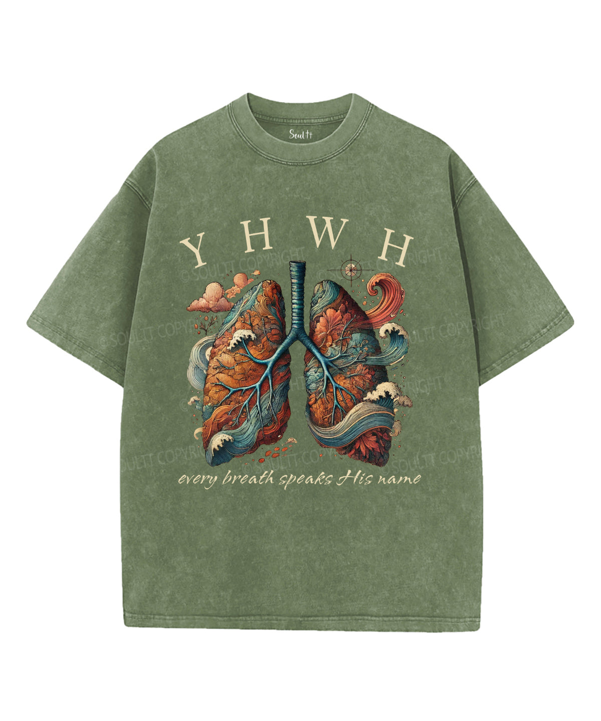 Every Breath Speaks His Name Washed Christian T-Shirts, Hoodie, Sweatshirt